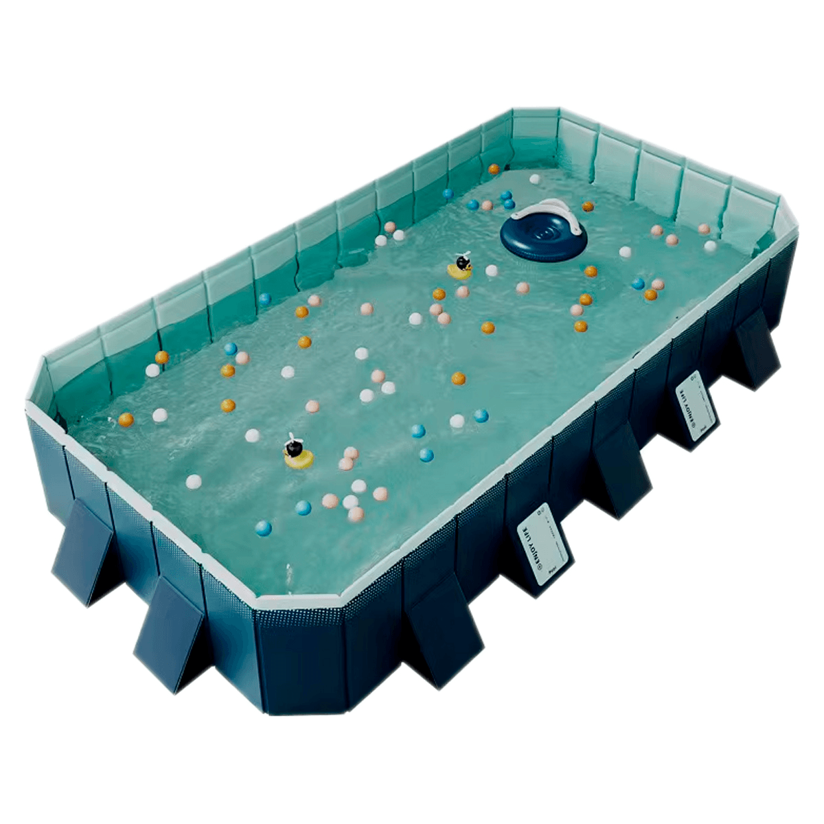 Piscina Plegable 295x 165x 55cm Portátil