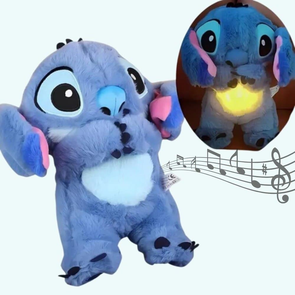 Stitch Peluche Que Respira Azul