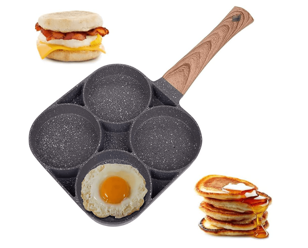 Sartén 4 compartimentos huevos pancakes
