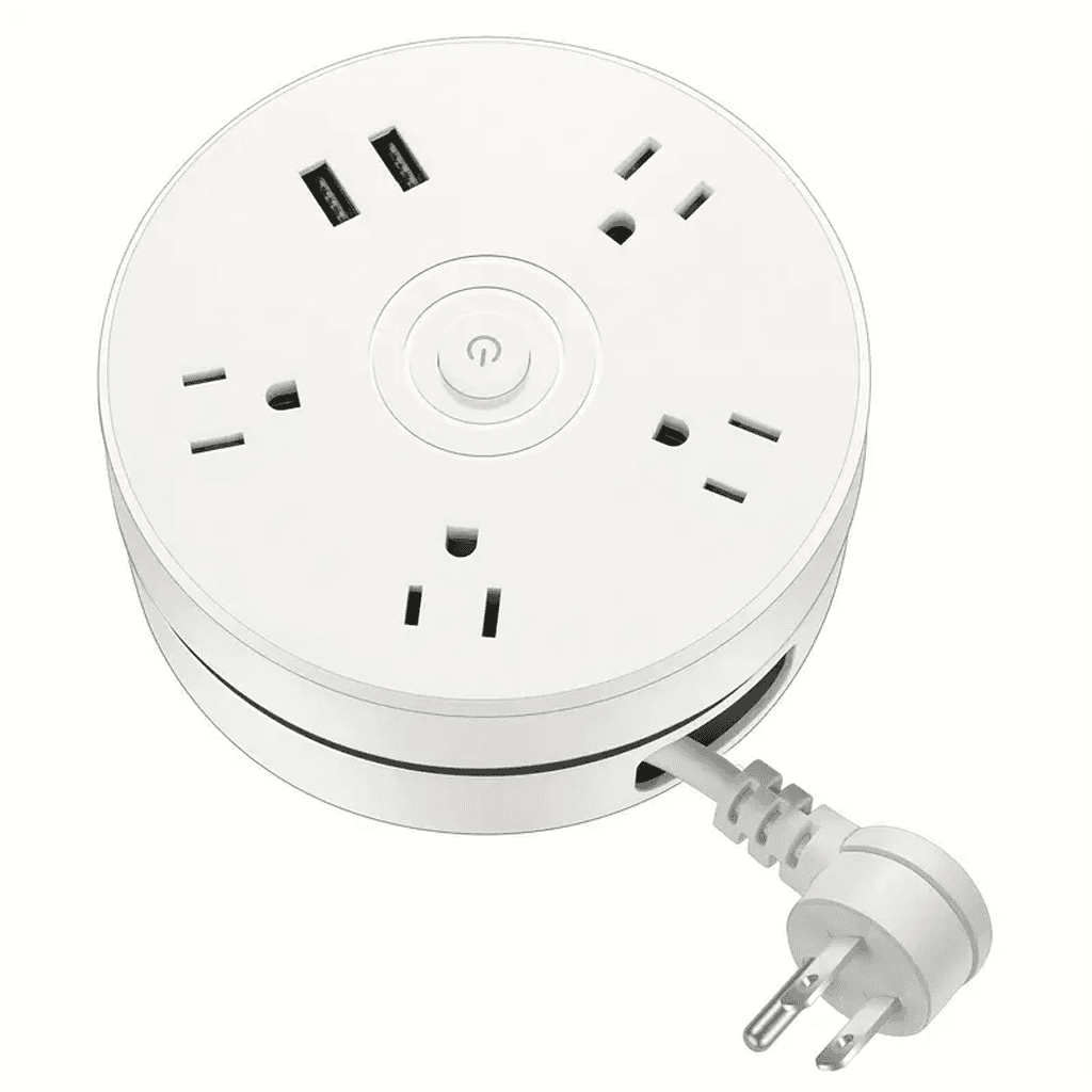 Extensión Eléctrica Redonda Multitoma 6p