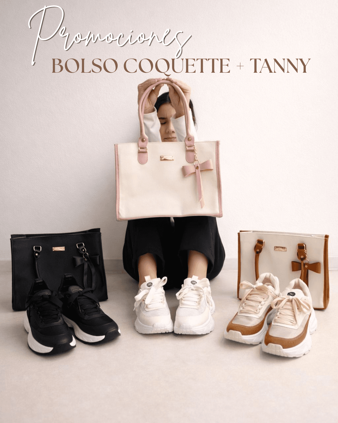 COMBO DIA DE MADRES TENIS+BOLSO COQUETTE