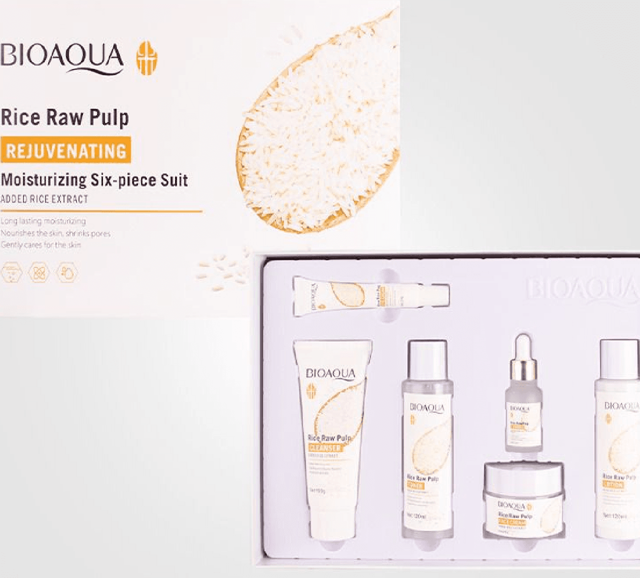 Set Bioaqua Extracto Arroz