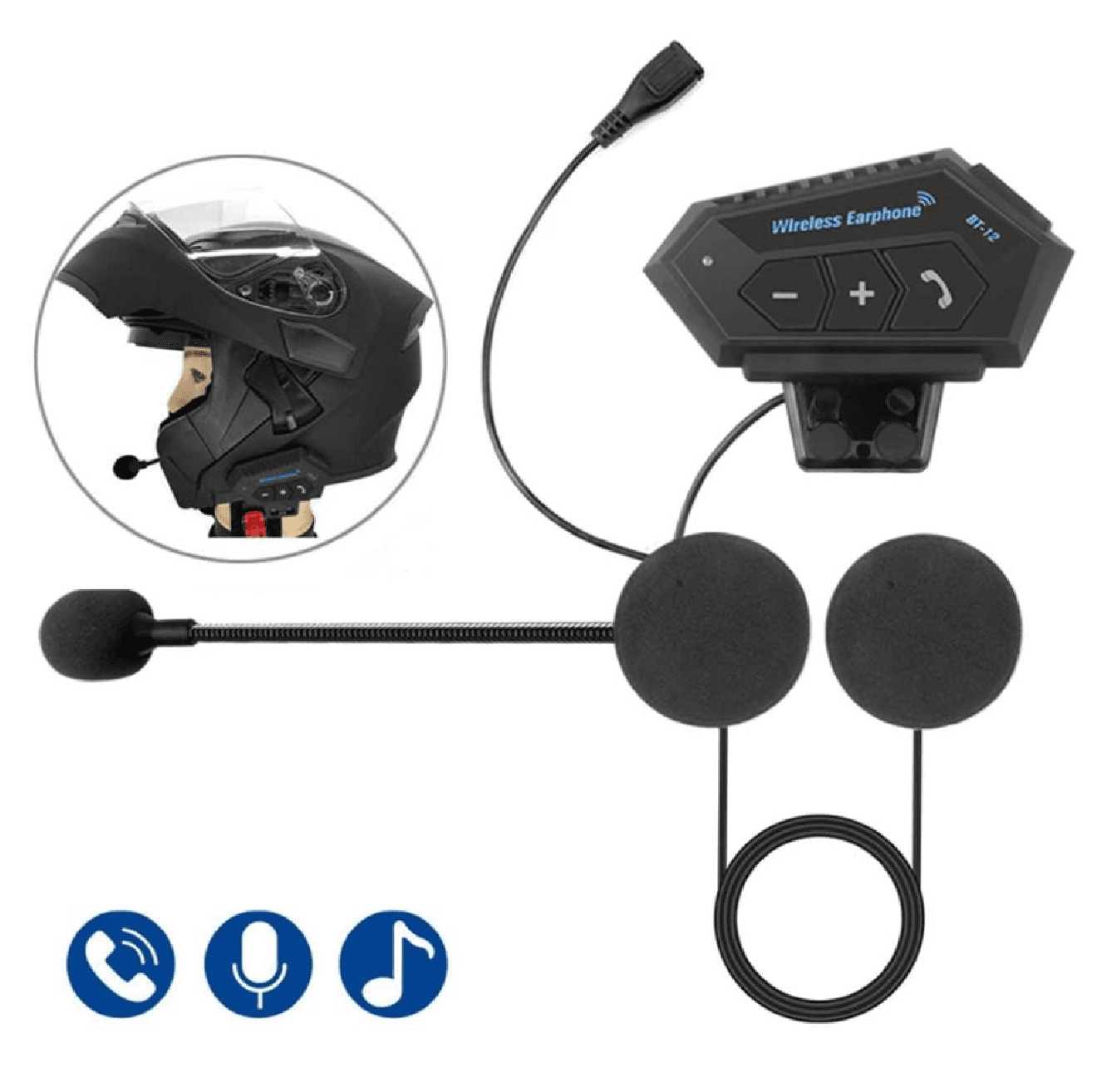 Auriculares Bluetooth 5.0 Cool Helmet Co