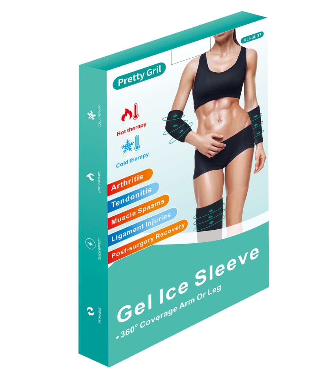 Codera Rodilla Gel Frío Calor Compresión