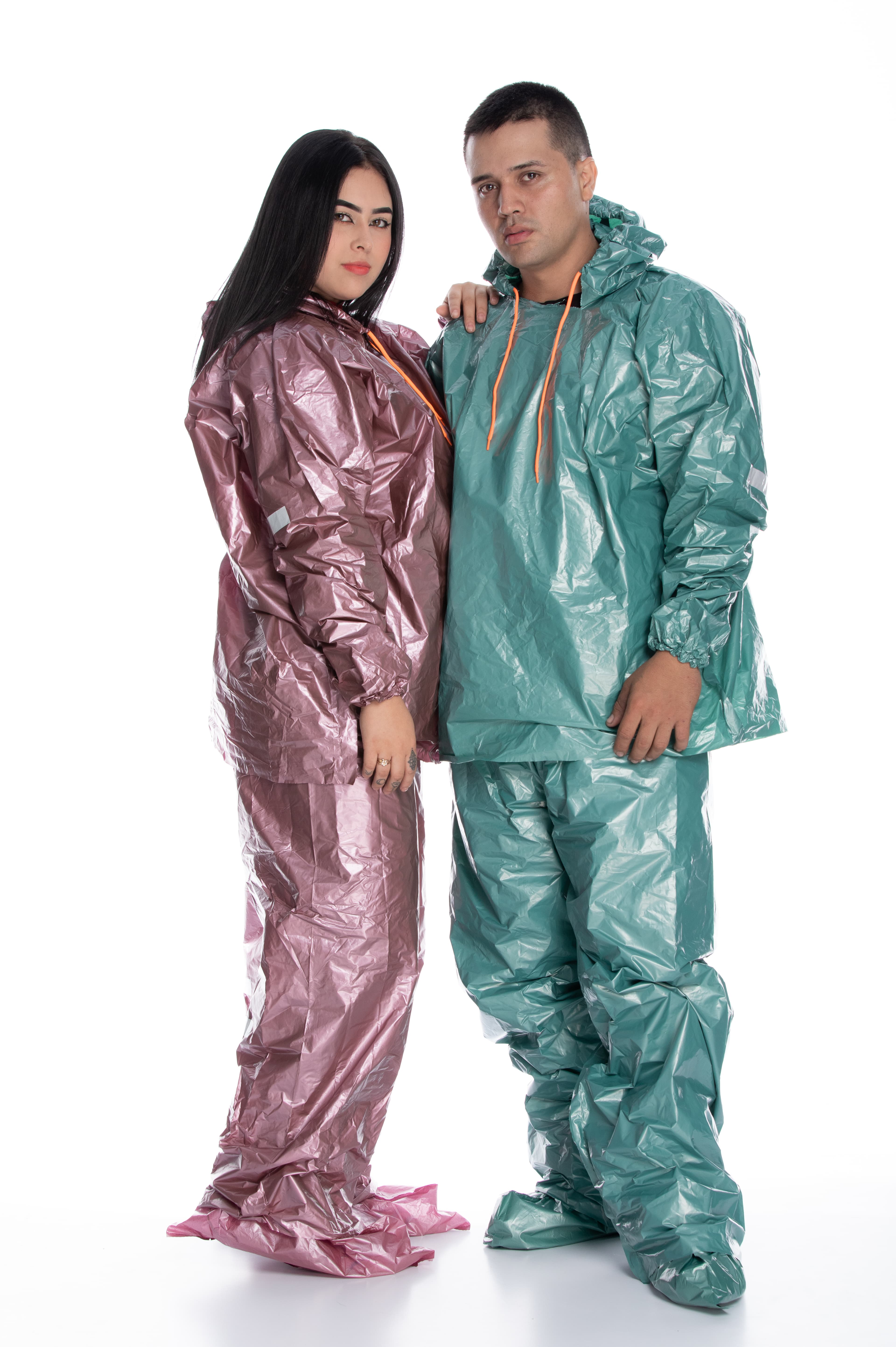 COMBO IMPERMEABLE METALIZADO X2 UND