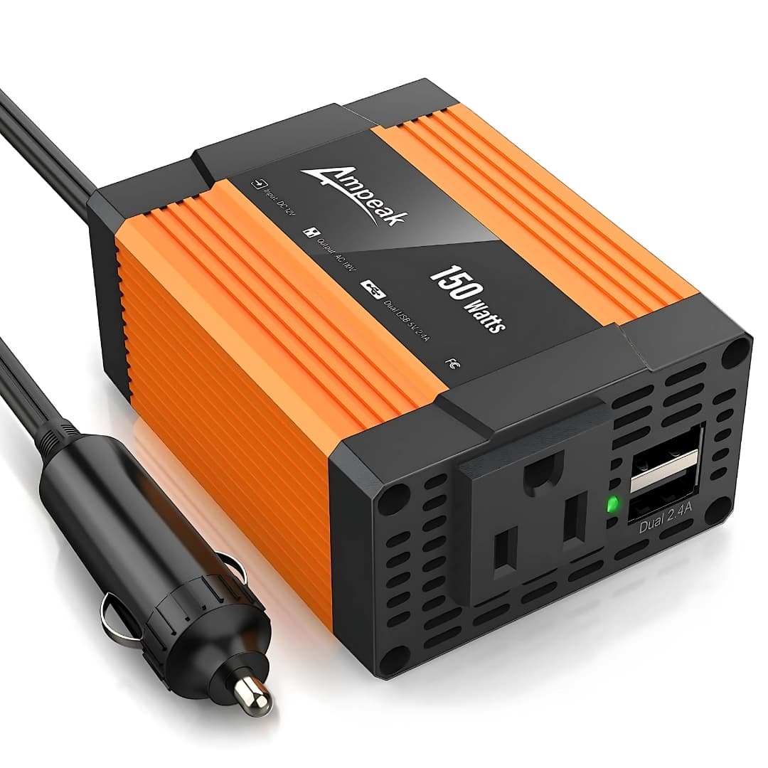 Inversor Corriente Carro 12v A 110v 150w