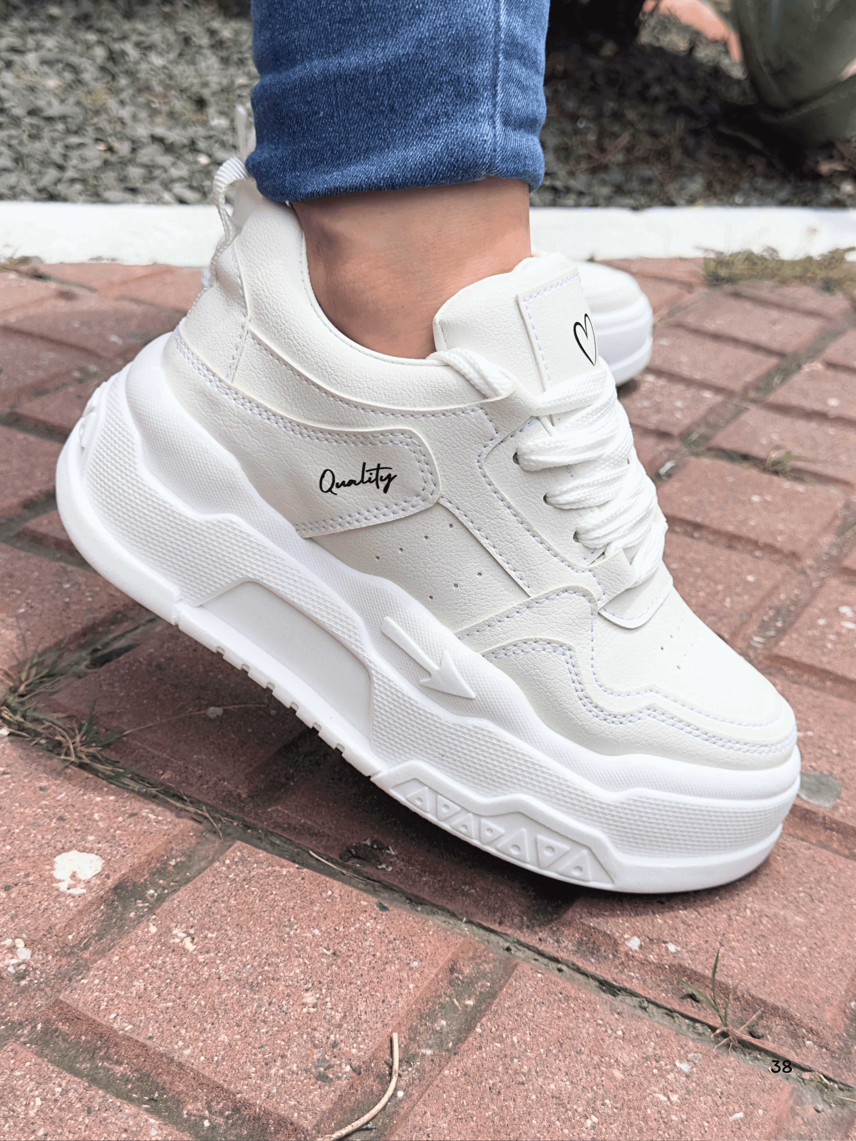 TENIS QUEEN WHITE
