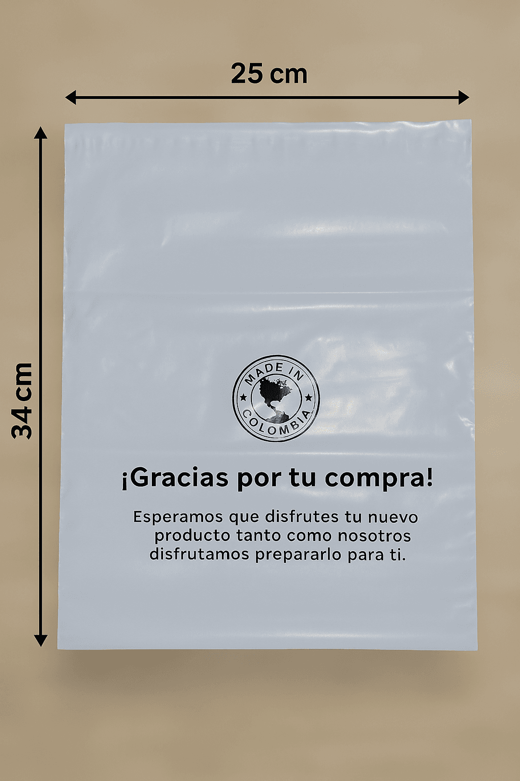 x1 Bolsa envío ecommerce 100Und. 24x35cm