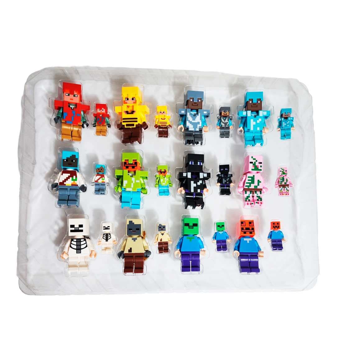 Figura Minecraft Coleccionable X 24 Pers