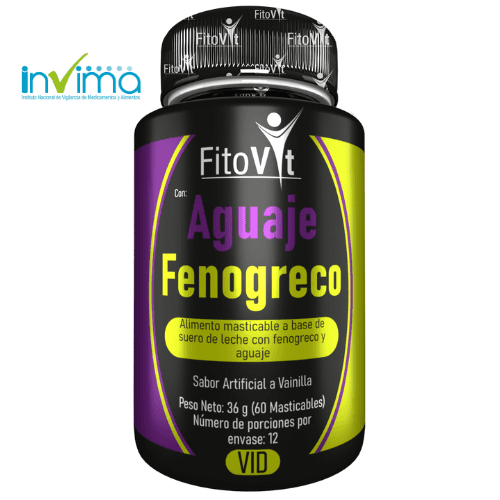 Aguaje y fenogreco x 60 und fitovit