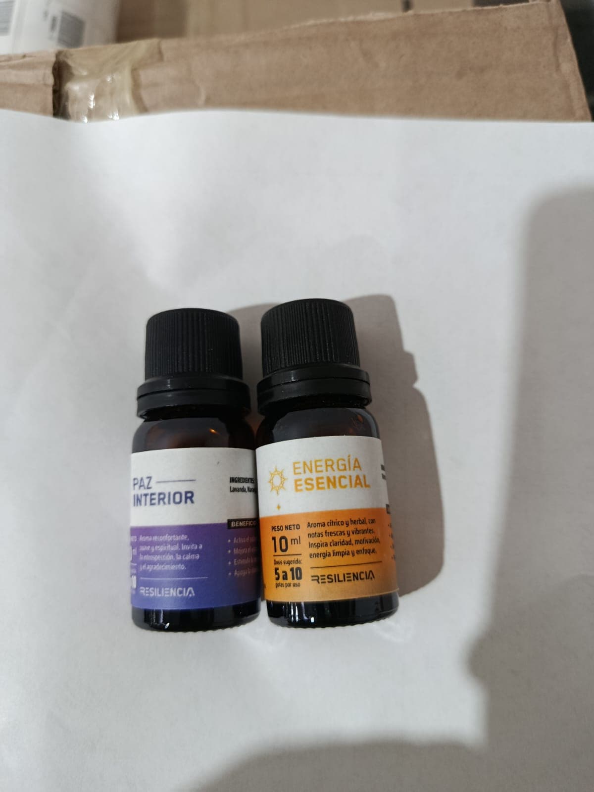 ACEITES ESENCIALES (Paz I + Energía E)