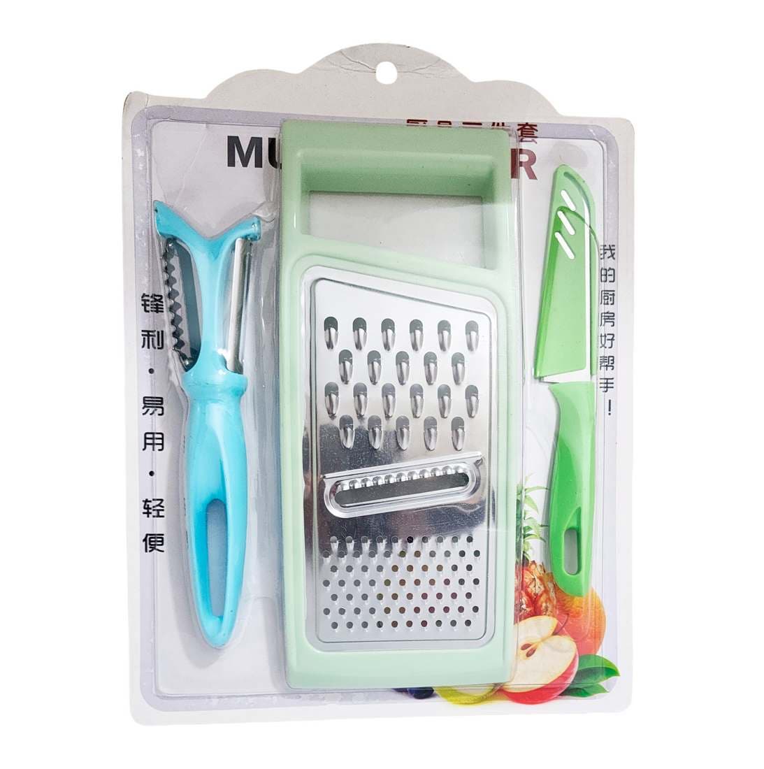Set Rayador Picador Cuchillo Utencilio