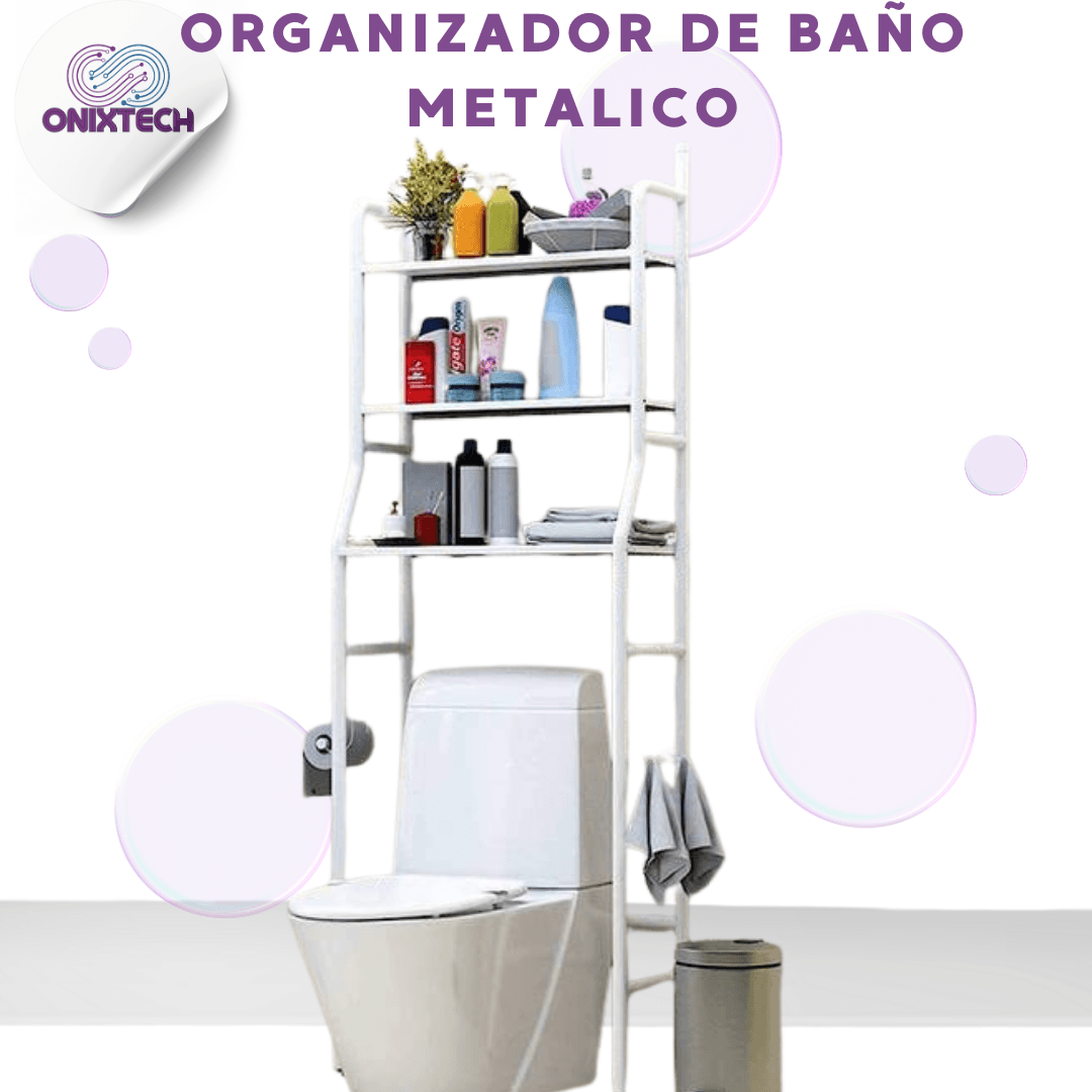 ORGANIZADOR DE BAÑO METALICO