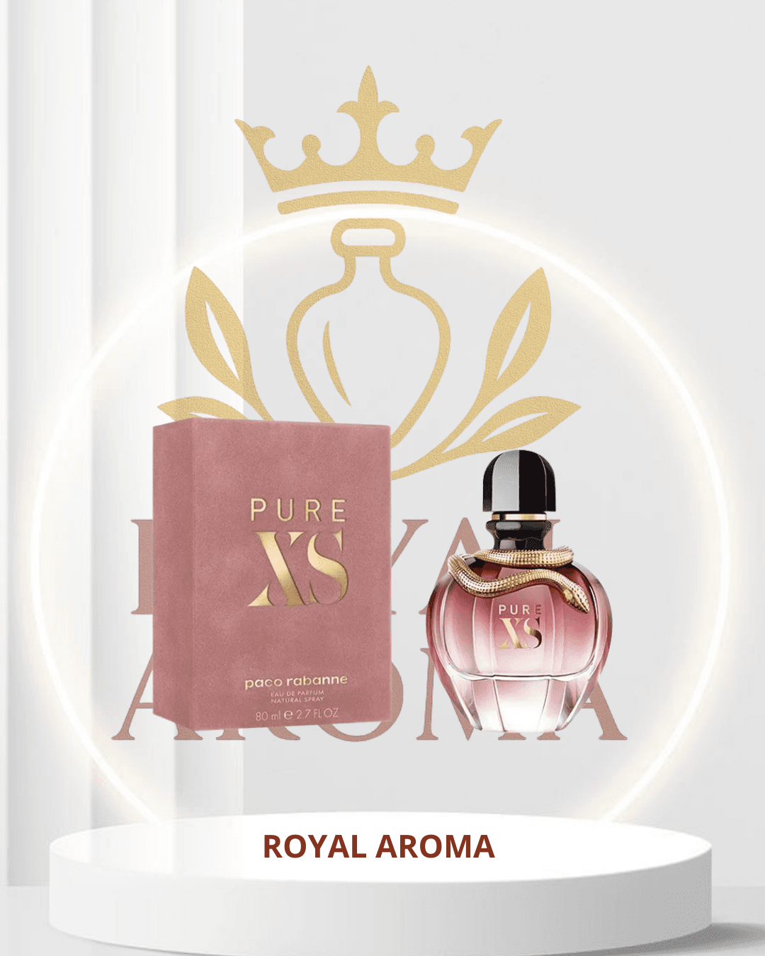 Black xs dama +perfumero
