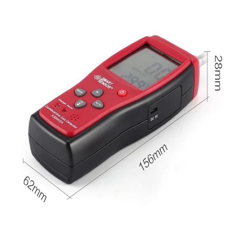 Detector digital de fugas de gas combust