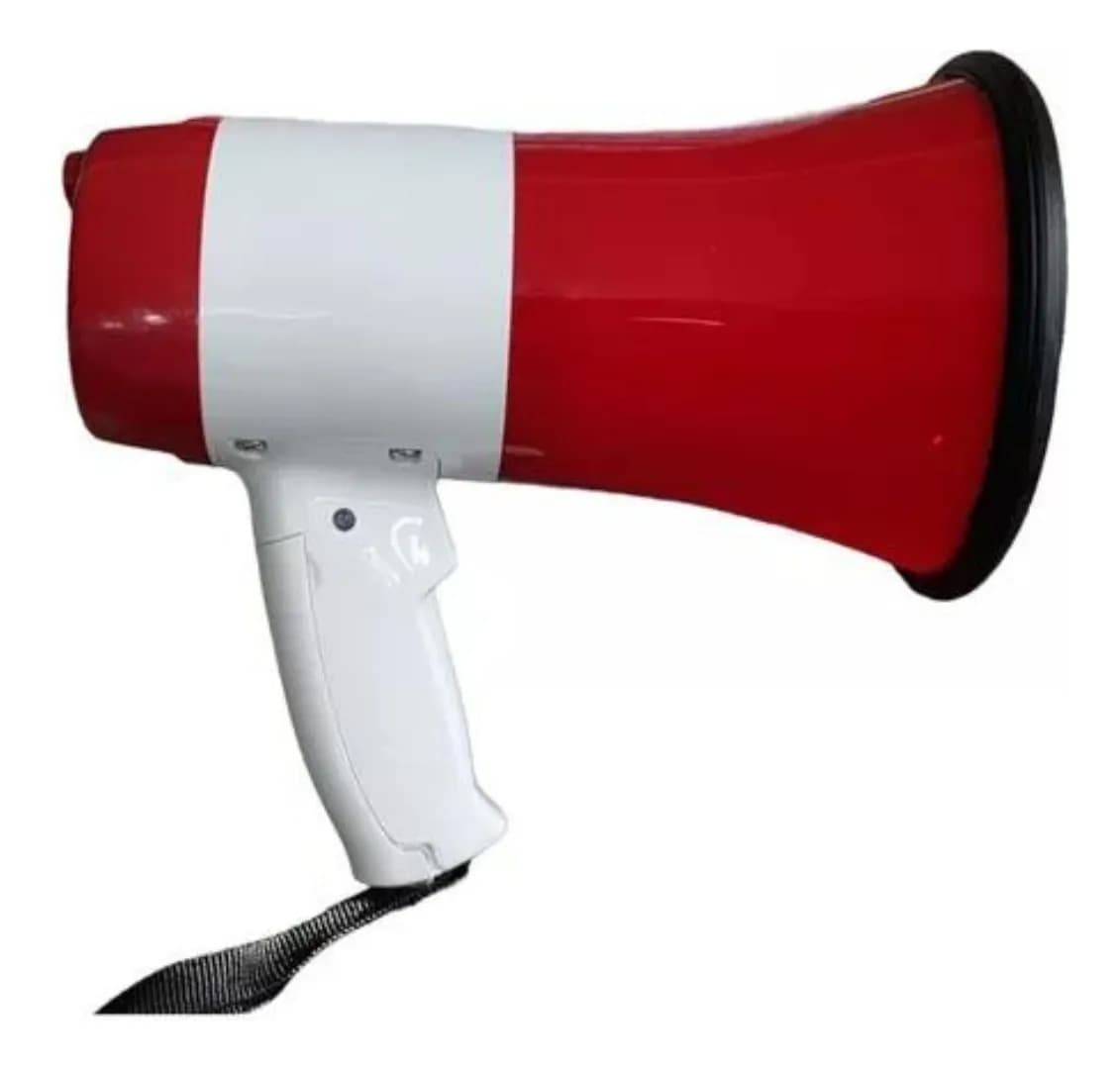Megafono Perifoneo Recargable 6 Pulgadas