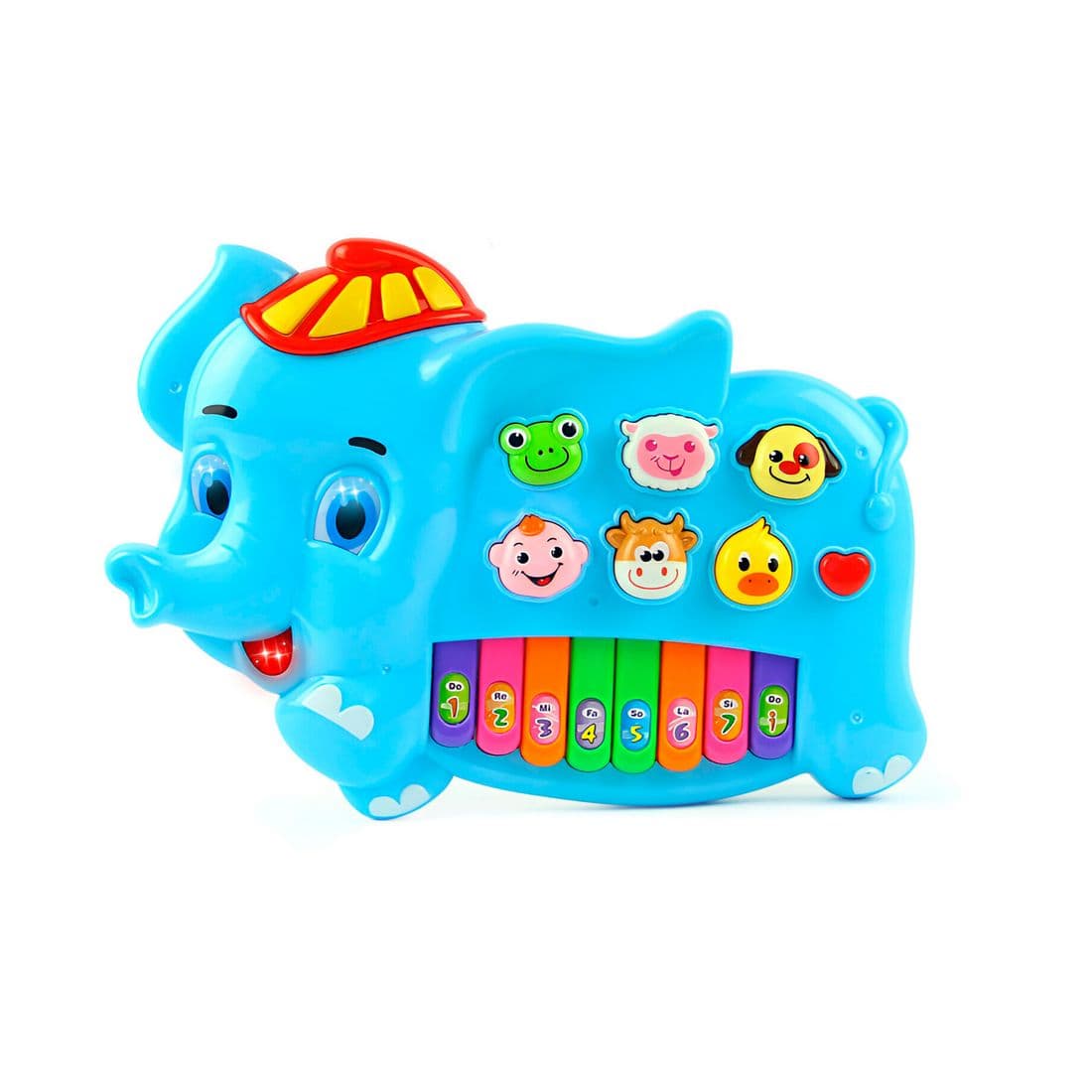 Piano Elefante Interactivo Luces Notas