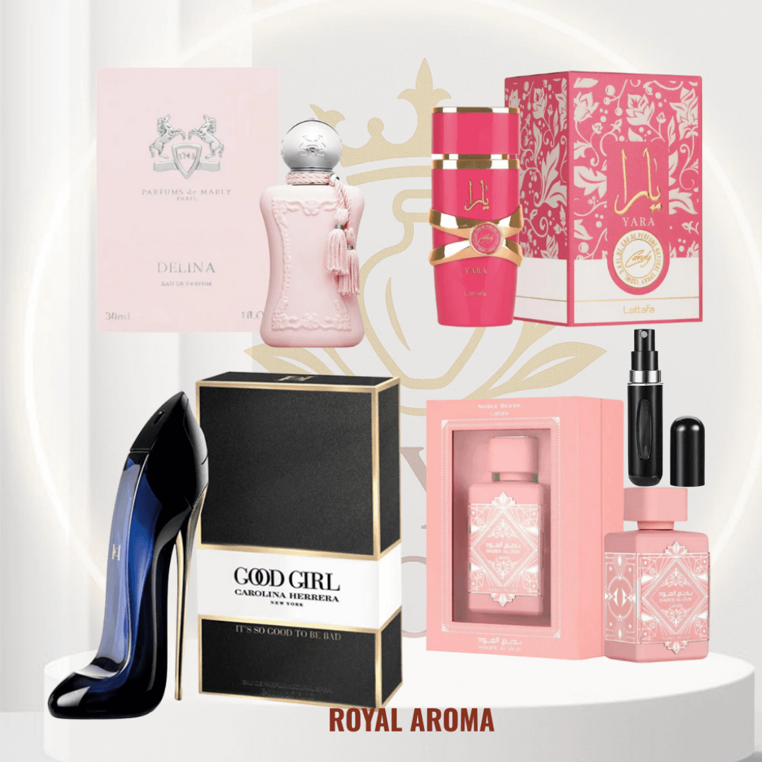DELINA+YARA CANDY+GO GIRL+NOBLE BLUSH+PE