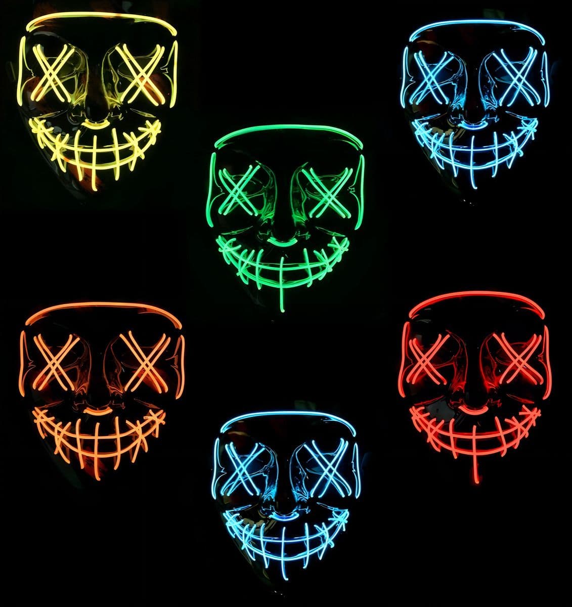 MÁSCARA NEÓN ANONYMOUS
