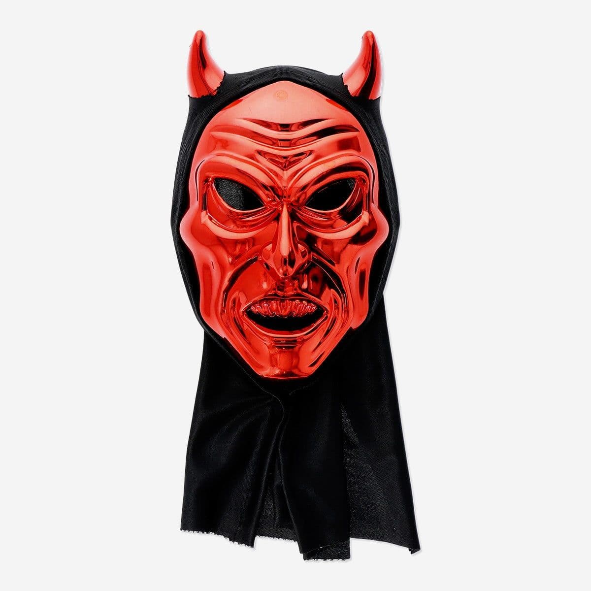 MÁSCARA DE DIABLO CON TELA