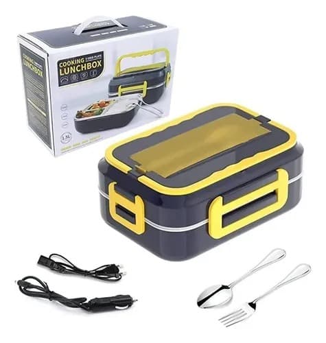 Lonchera Eléctrica Metálica 2 en 1 1.5lt