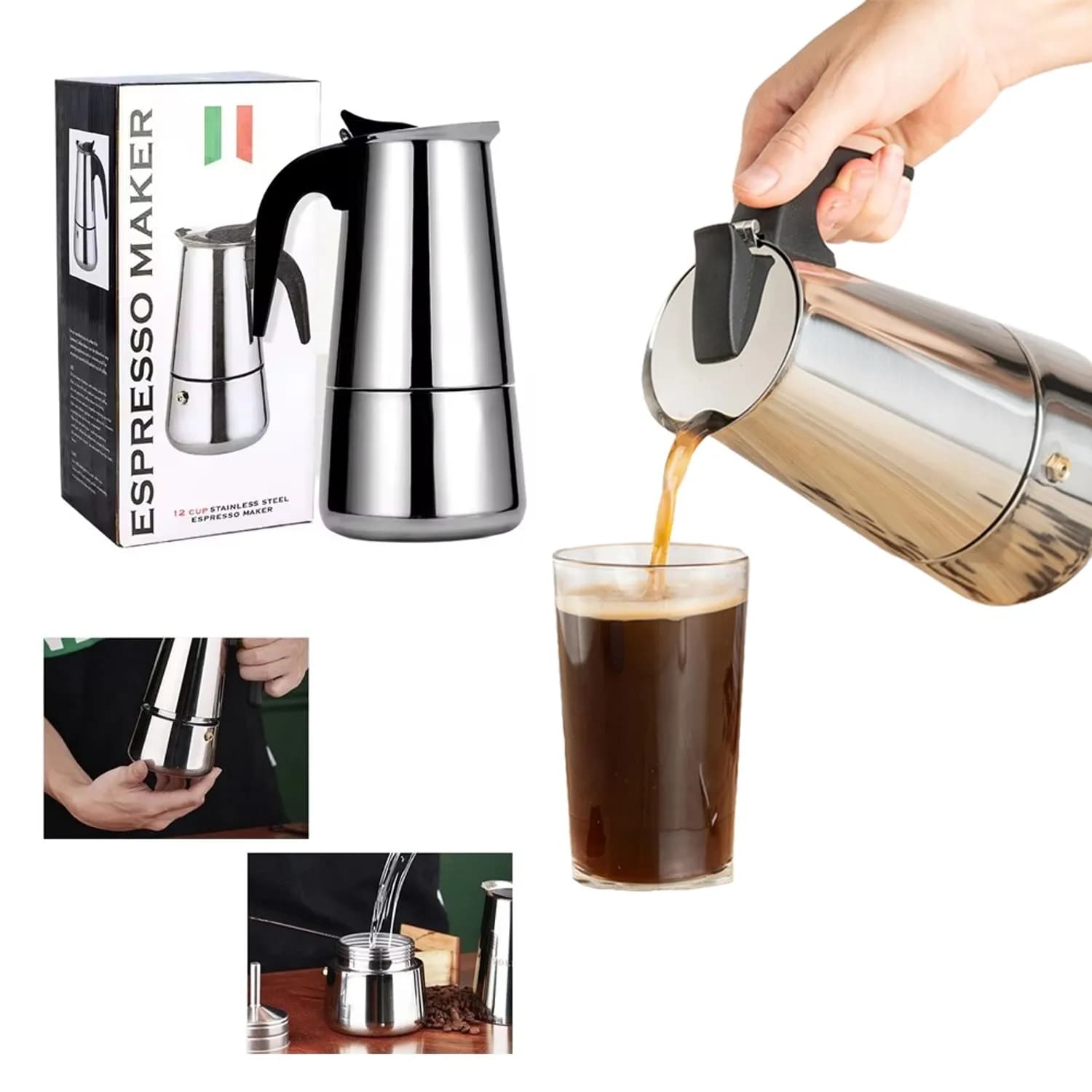 Cafetera Expreso 12 tazas