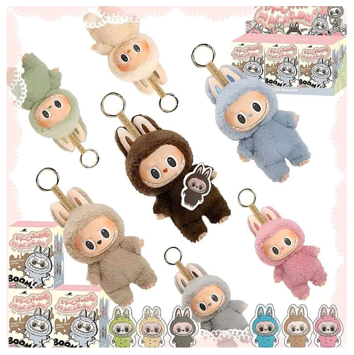 Labubu Muñeco Peluche Coleccion llavero