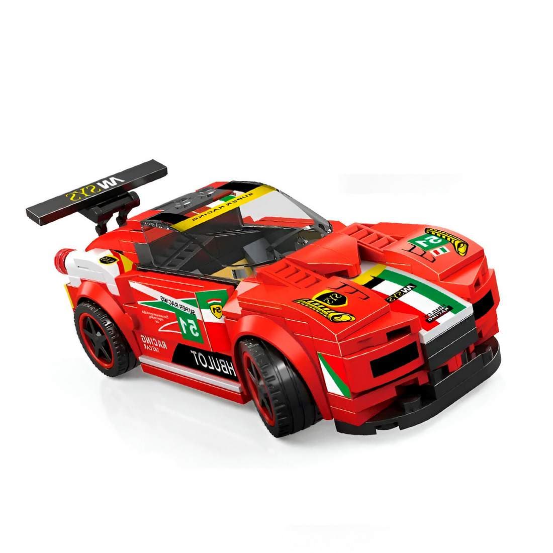Carro Deportivo Rojo Supercar Armable Ar