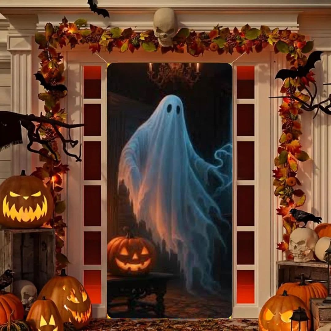 FORRO FUNDA PARA PUERTA HALLOWEN