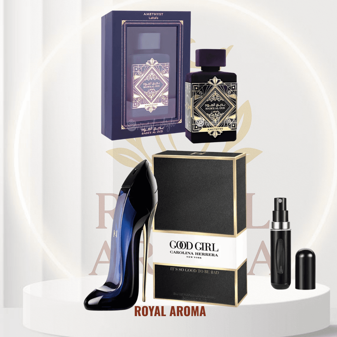 LATTAFA MORADA+GOOD GIRL +PERFUMERO
