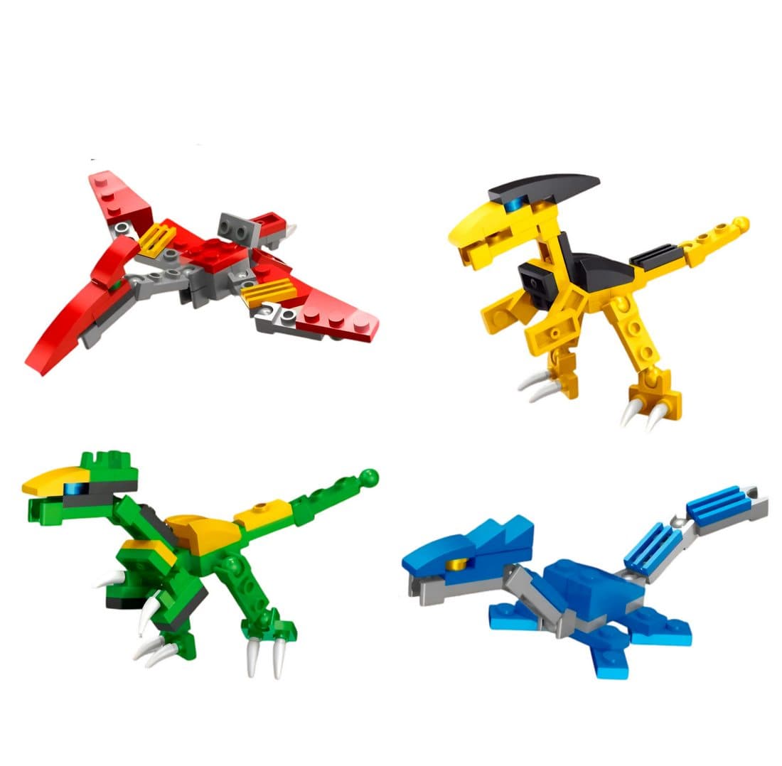 Mini Dinosaurio Robot X 4 U Personaje