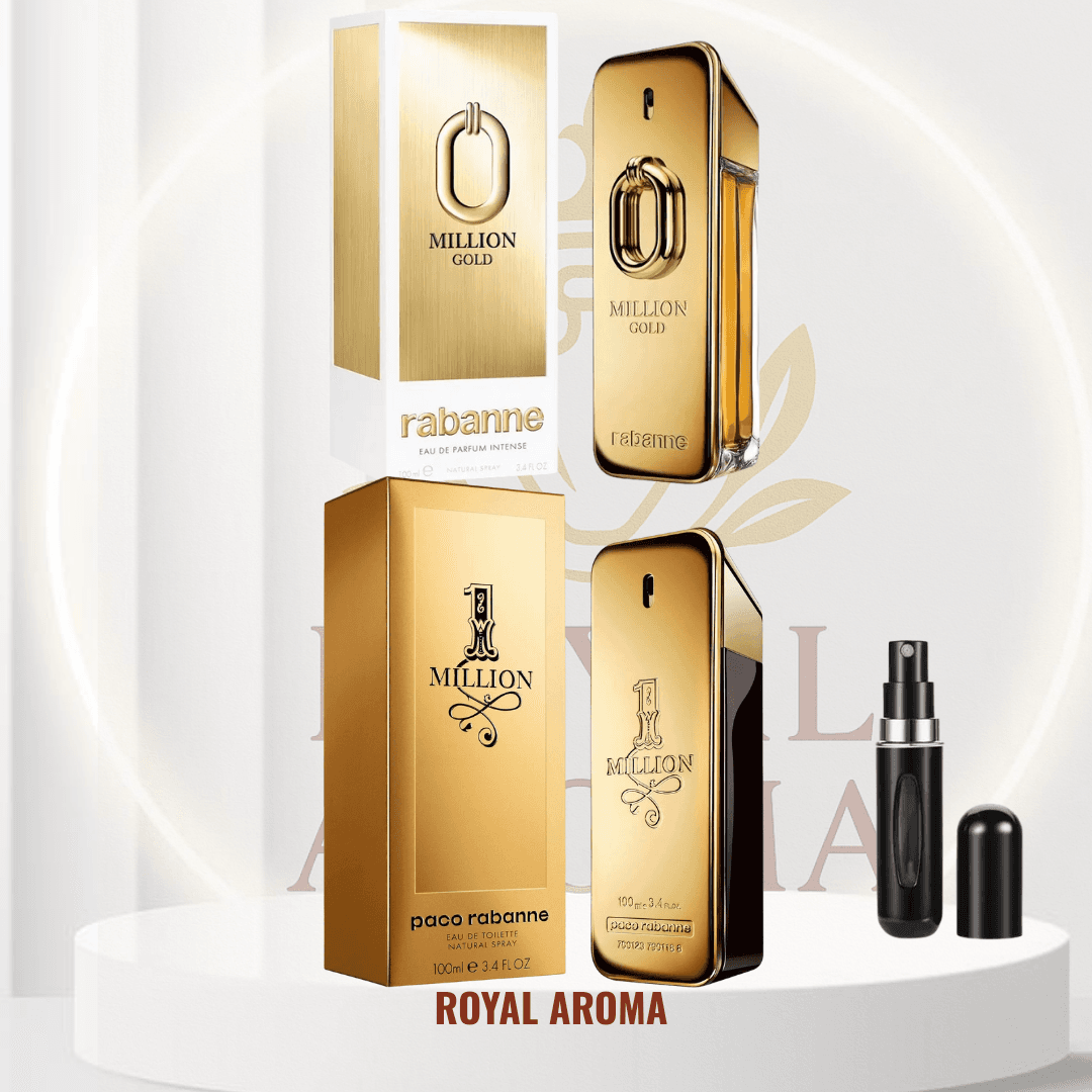 One million gold +one million +perfumero