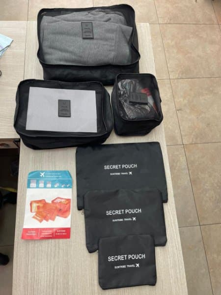 Organizador de viaje 7 piezas