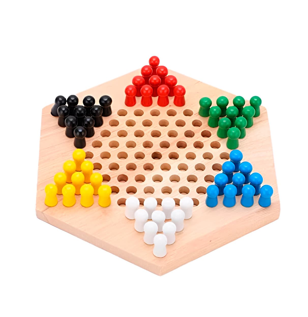 Juego De Mesa Damas Chinas En Madera Col