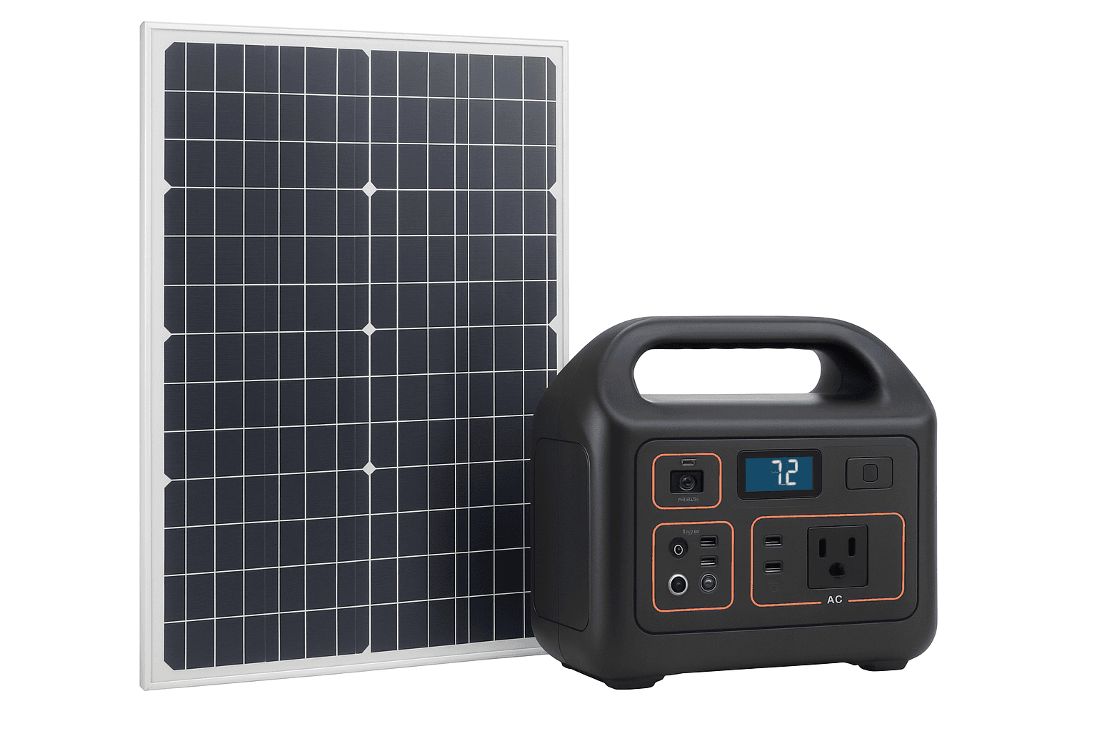BATERIA SOLAR Y PANEL