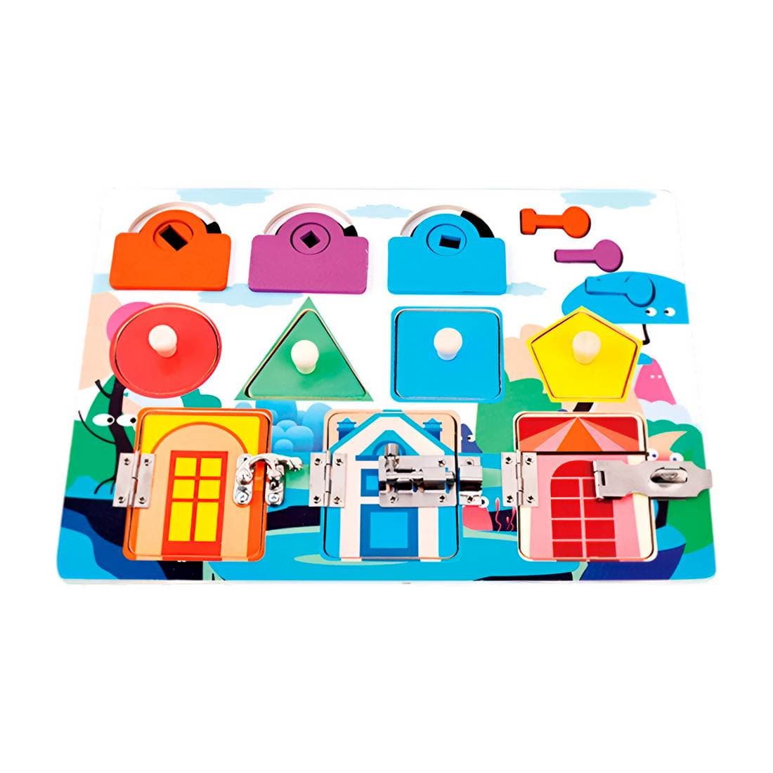 Juego De Mesa Tablero Encastre Montesori