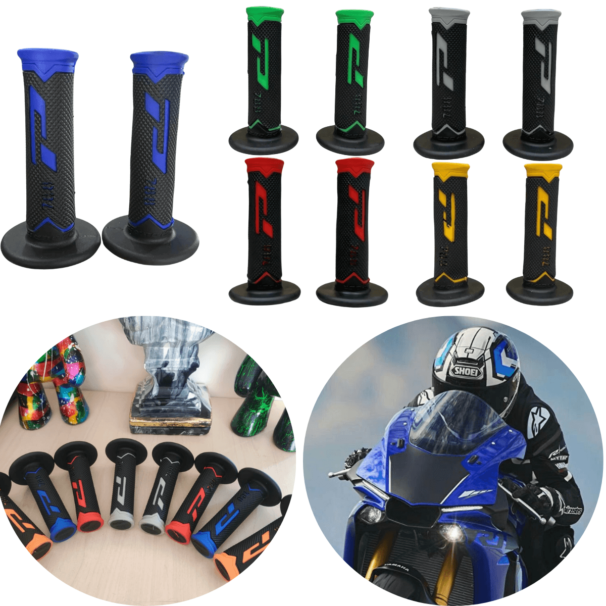 mangos manillares progrips racing motos