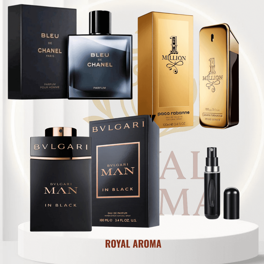 Bleu chanel+one million+man in black+p
