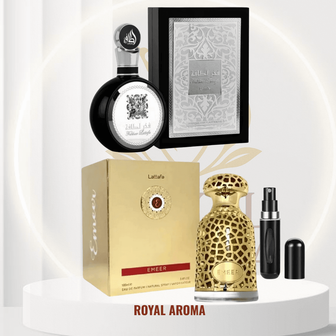 FAKAR BLACK+EMEER CAJA+PERFUMERO