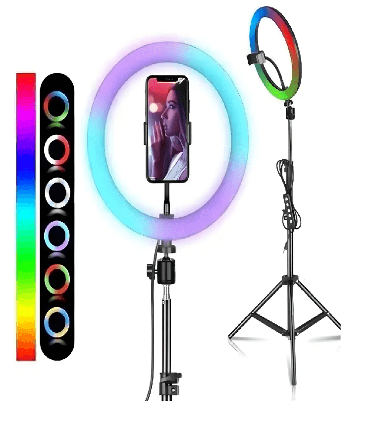Aro de luz hasta 33 cm + Tripode