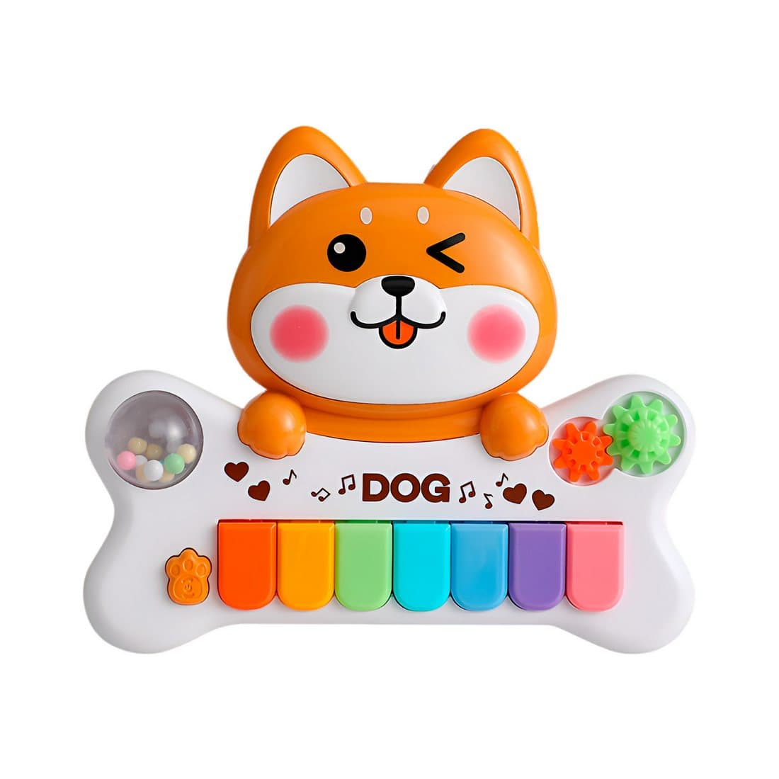 Piano Perro Musical Interactivo Sonajero