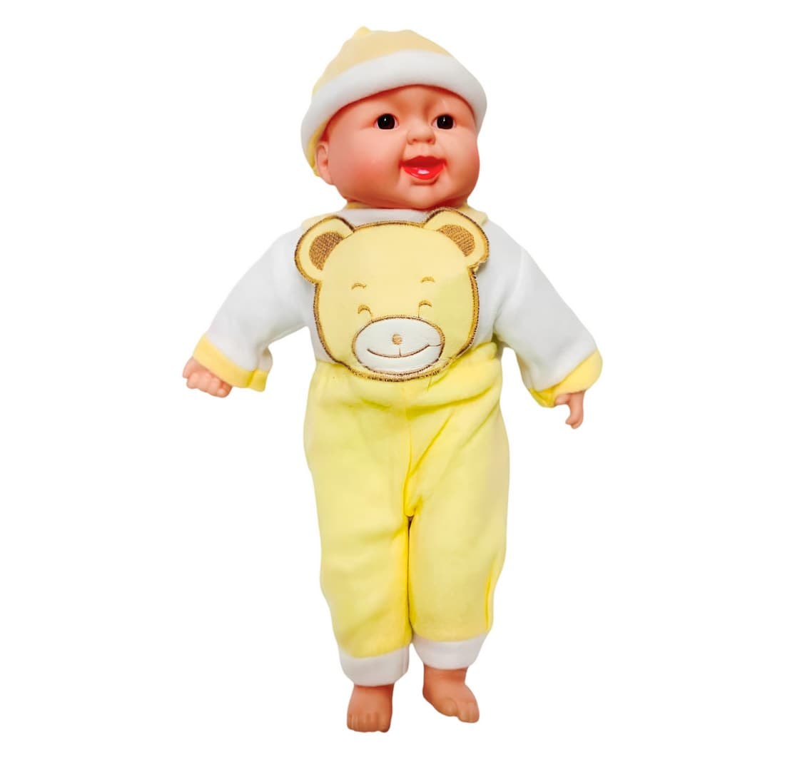 Muñeco Bebe Pijama Braga Con Figura Jugu