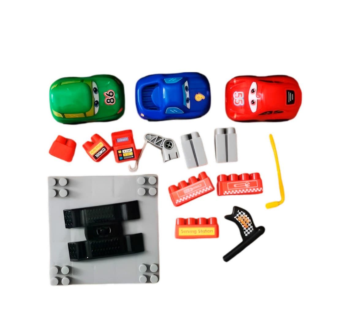 Carros Gasolinera Juguete Armable Figura