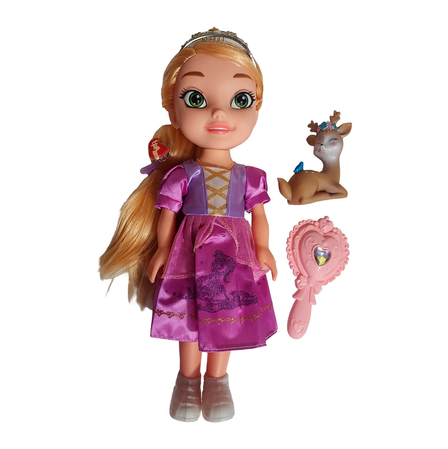 Muñeca Princesa Con Corona Y Sonido Jugu