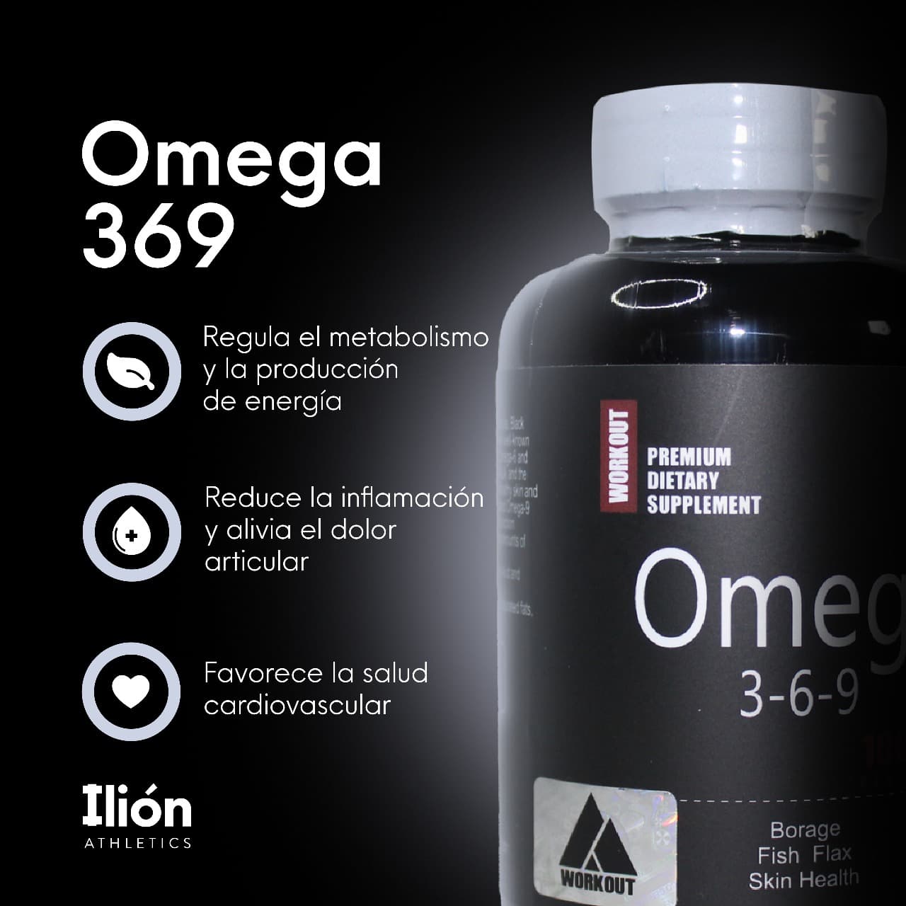 Omega 3, 6 y 9 - Workout