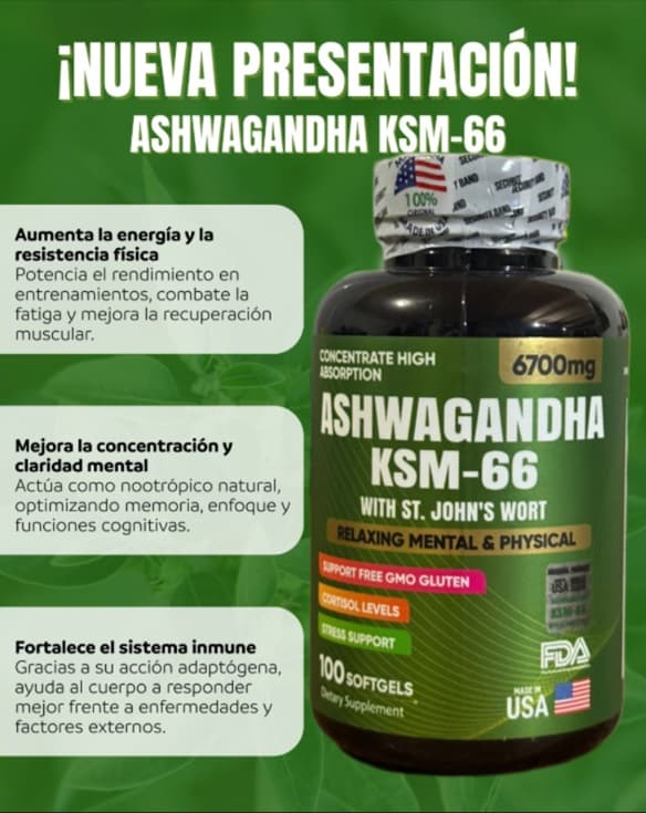 Ashwaganda Ksm 66 With ST John W