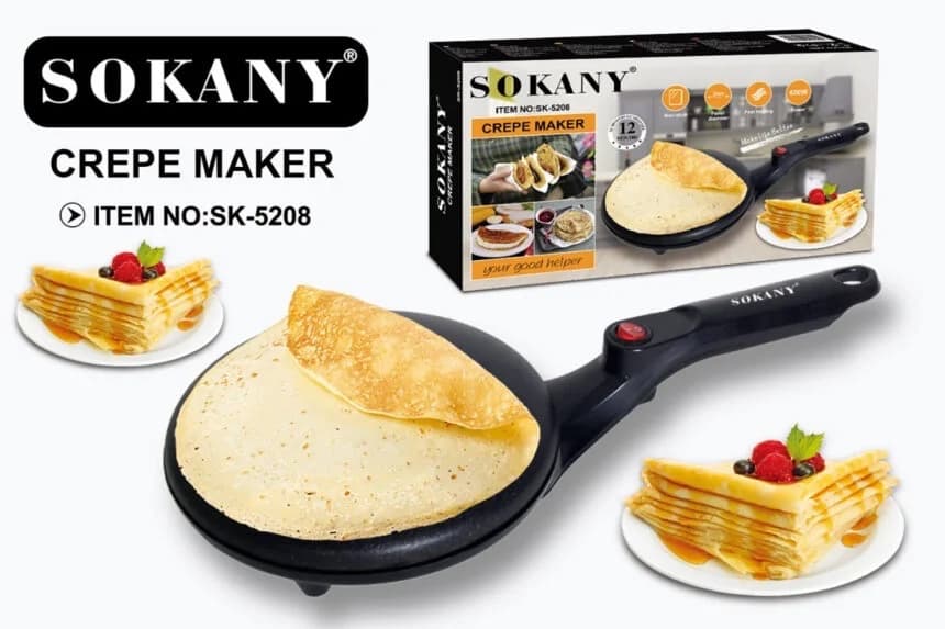 Máquina para crepes sokany