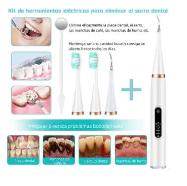 Cepillo Eléctrico Removedor Sarro Dental