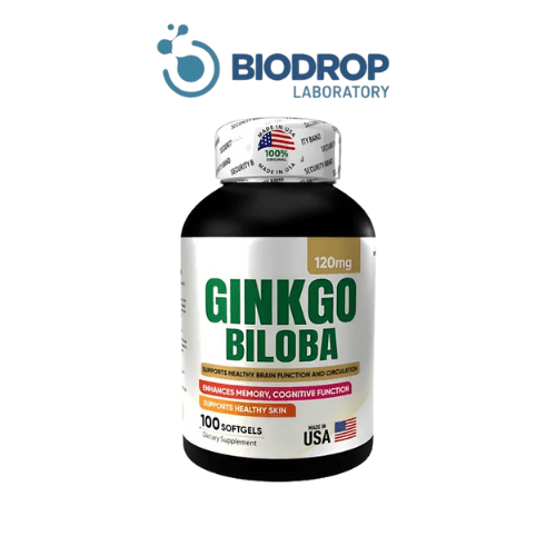 Ginkgo Biloba 120mg – 100 Softgels