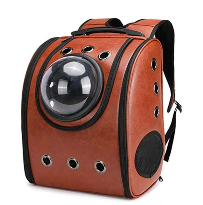 Maleta Morral Cuerina Para Mascota